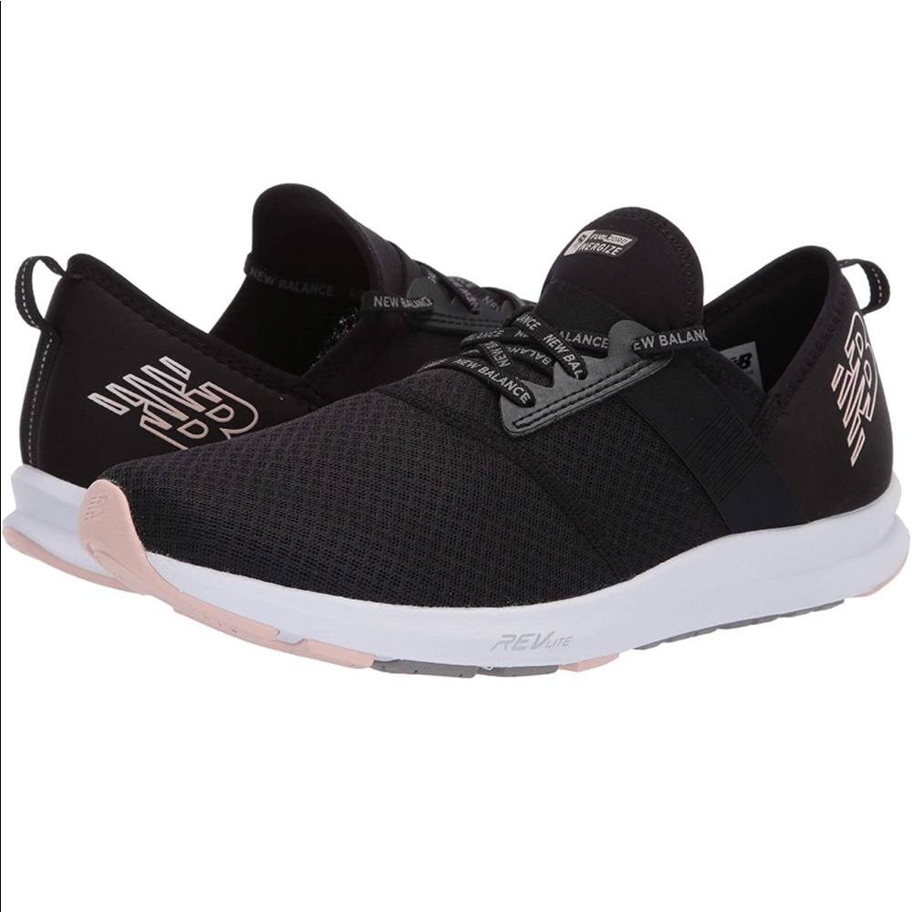 New Balance FuelCore Nergize, Black/Pink/White, Size 9.5, NWT